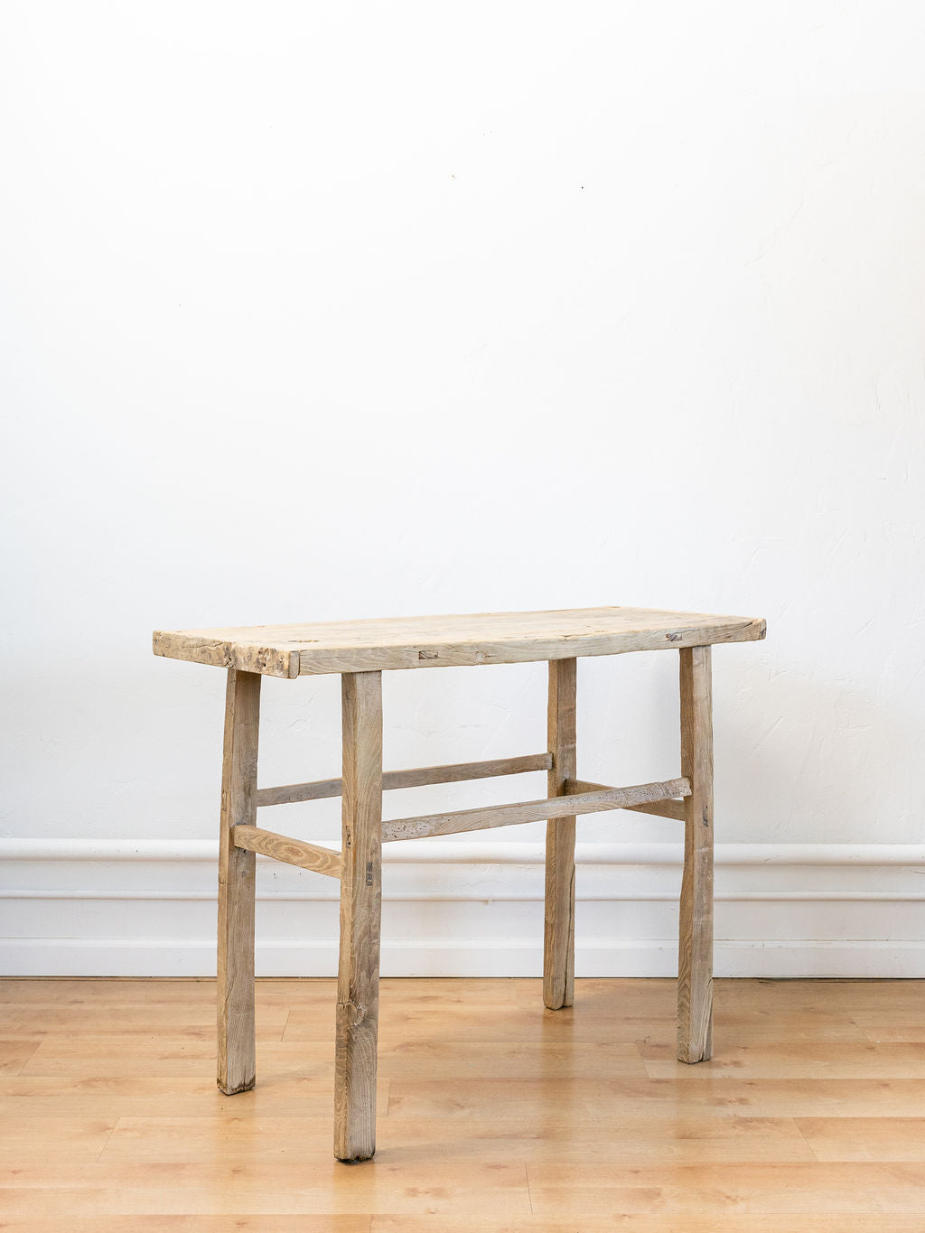 Reclaimed Elm Wood Console Table
