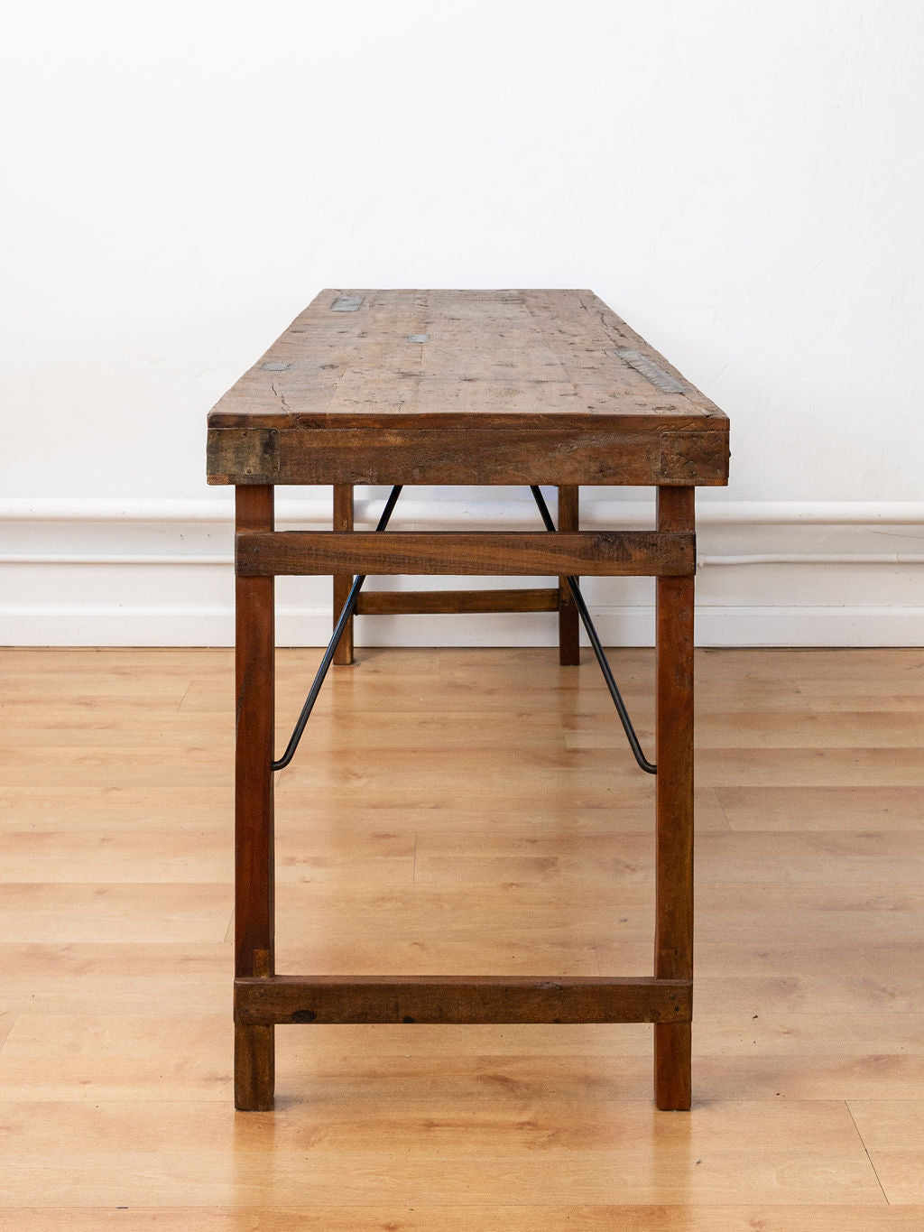 Reclaimed Folding Wood Table