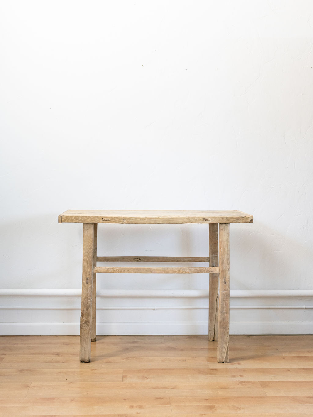 Reclaimed Elm Wood Console Table