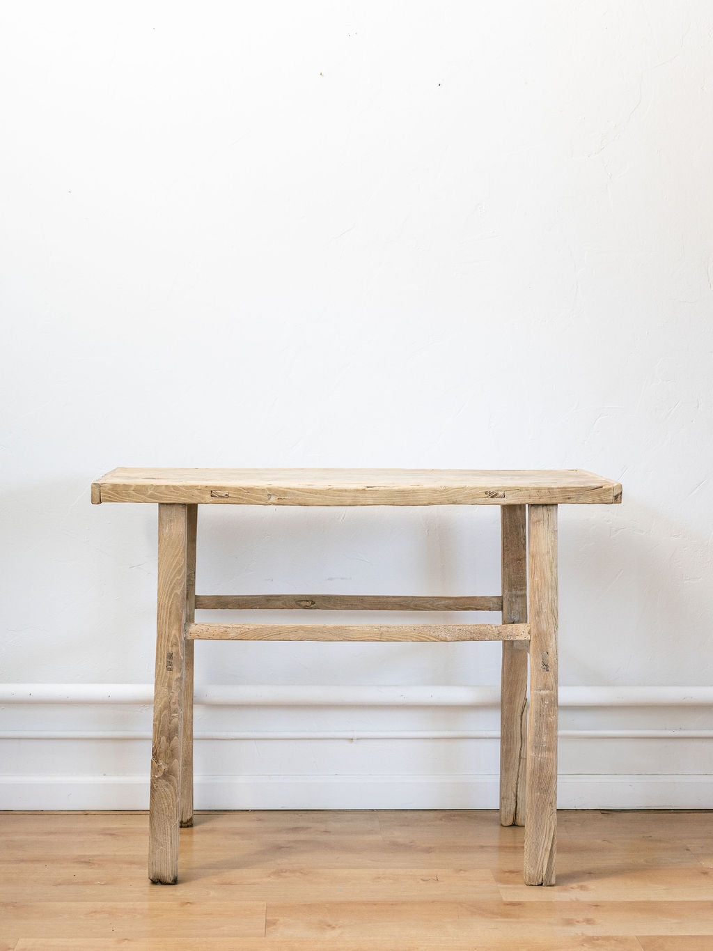 Reclaimed Elm Wood Console Table