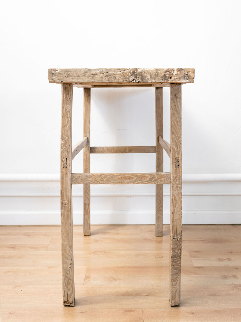 Reclaimed Elm Wood Console Table