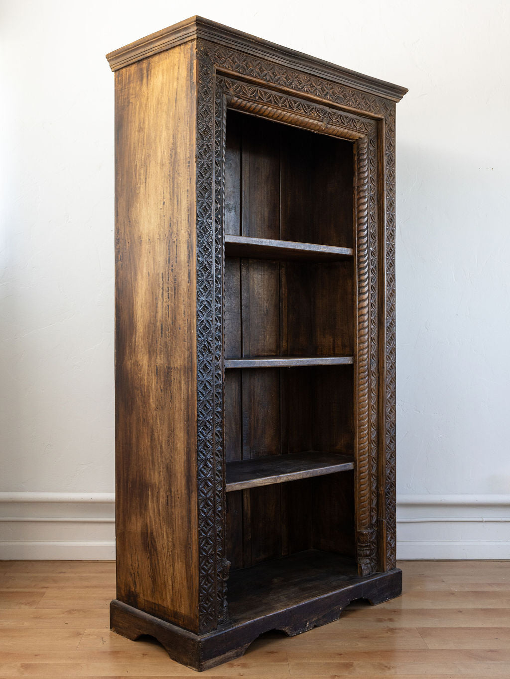 Carved African Bookshelf