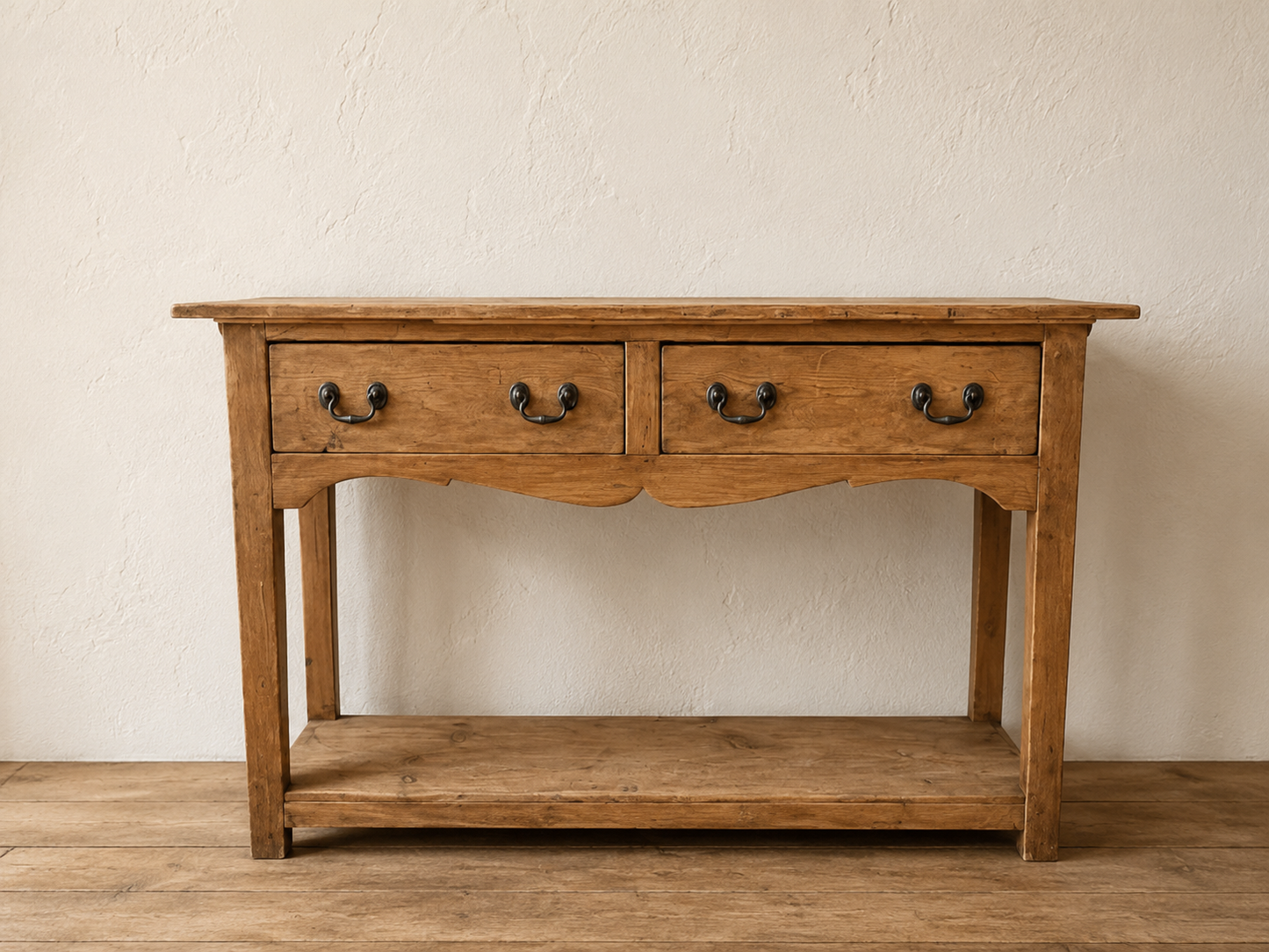Pine Vintage Console Table