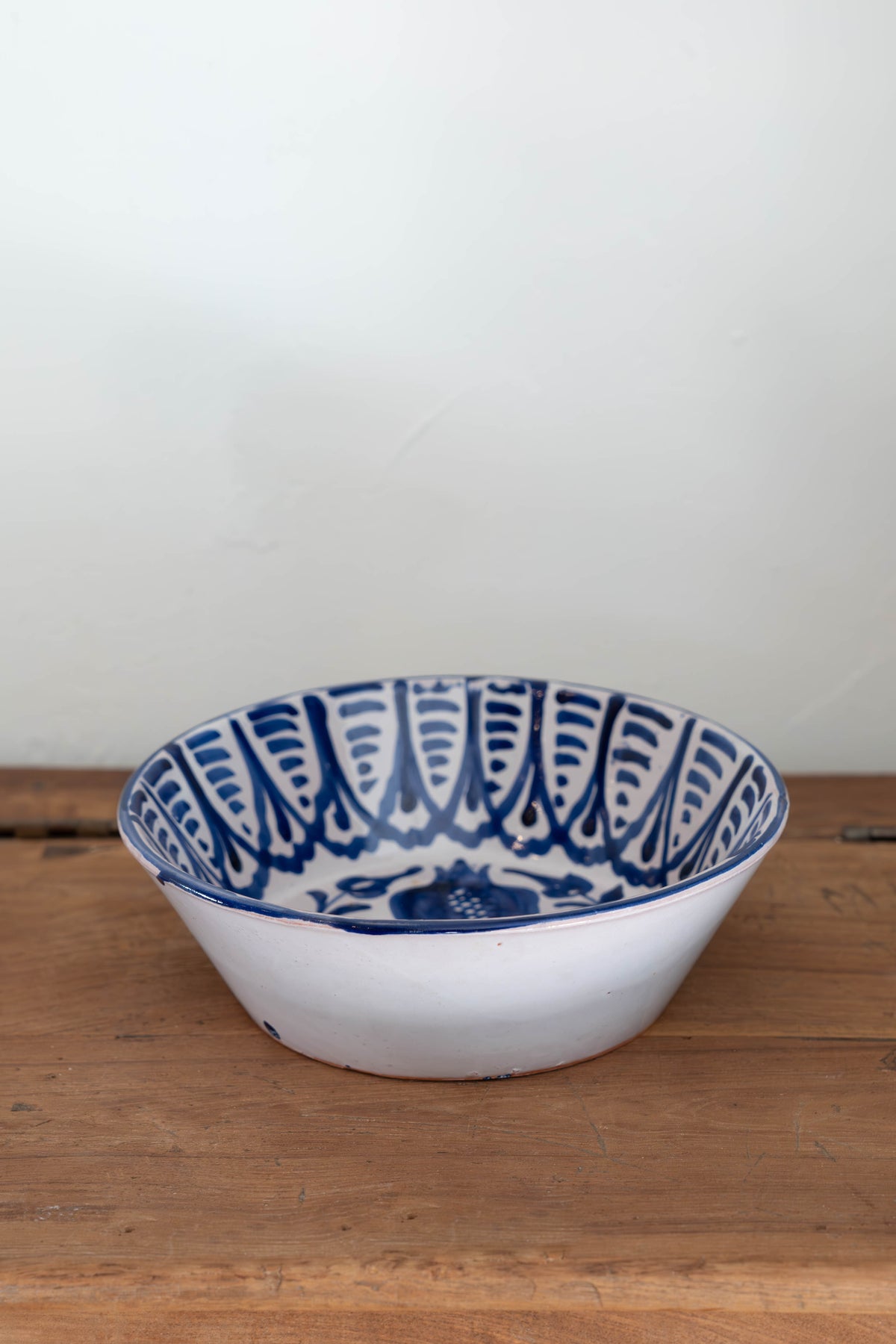 Blue & White Painted Bowl