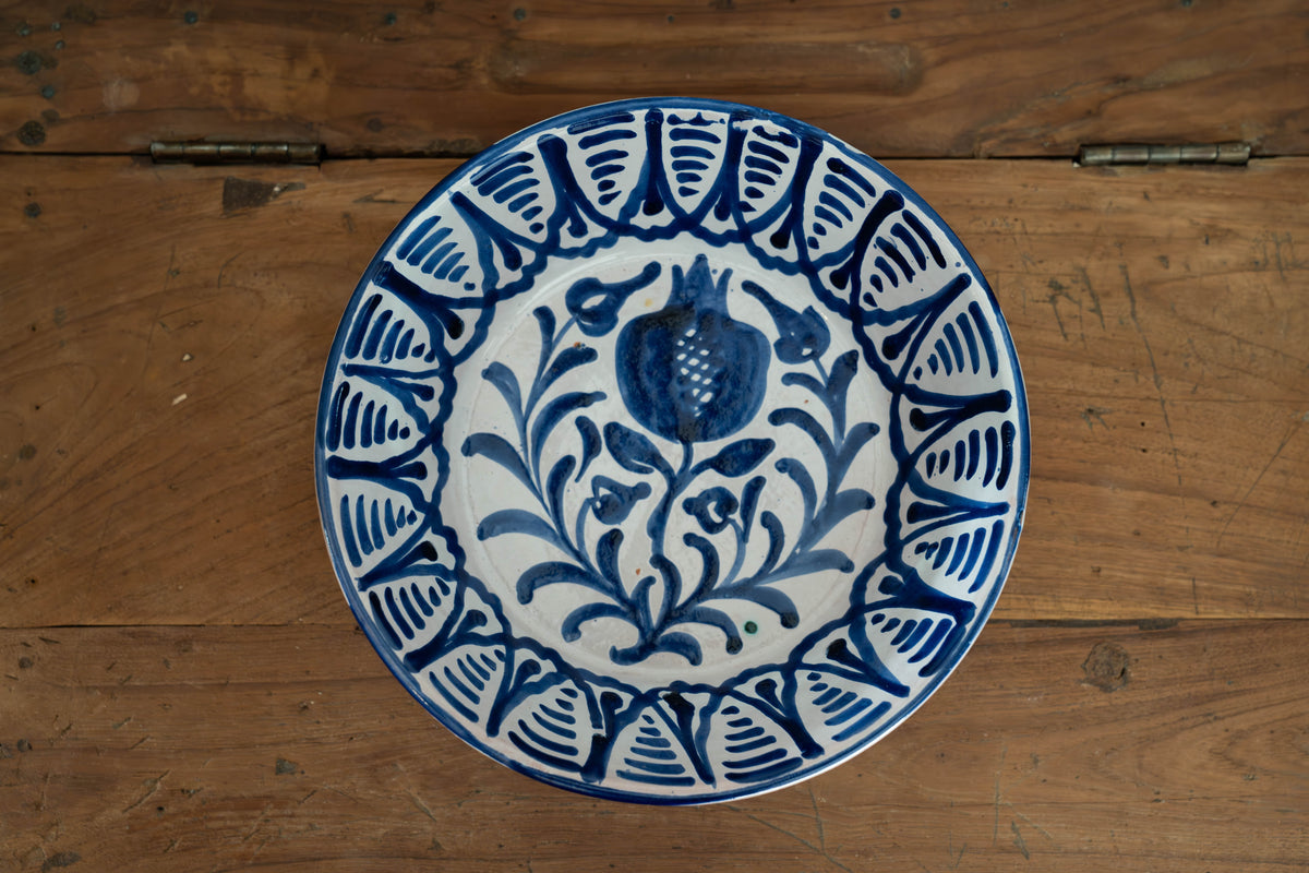 Blue & White Painted Bowl