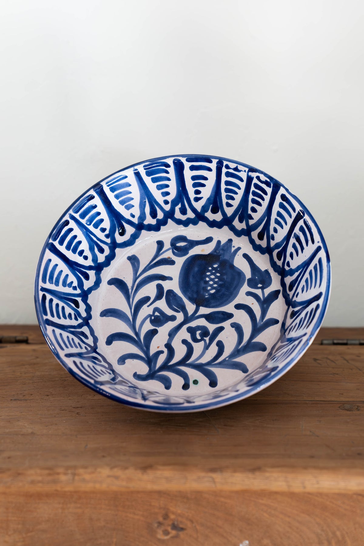 Blue & White Painted Bowl