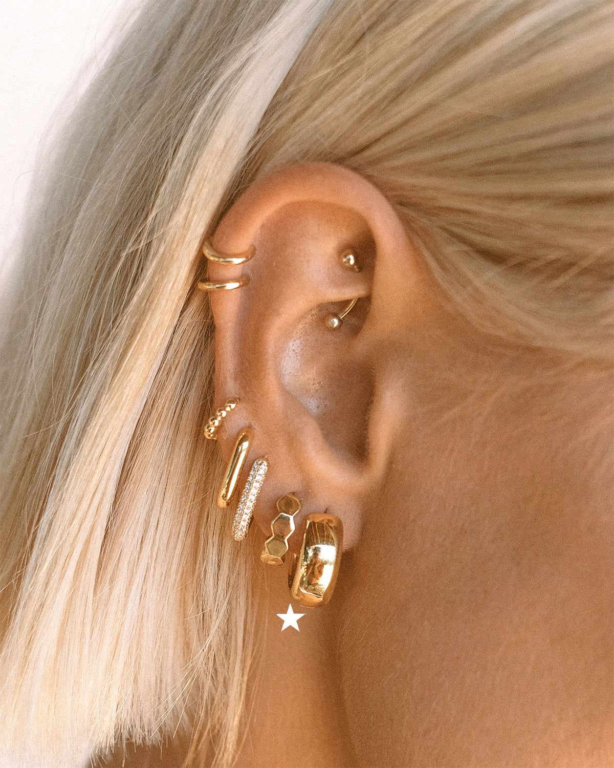 The Monaco Huggie Earrings