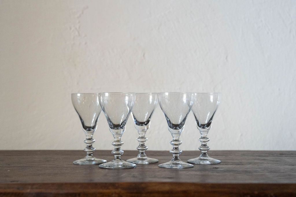 Set of 5 Vintage Apertivo Glasses