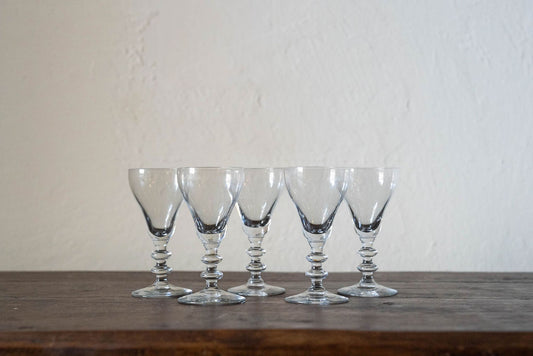 Set of 5 Vintage Apertivo Glasses
