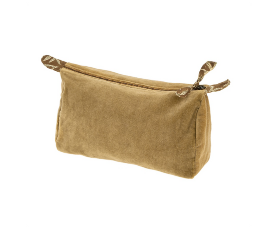 Mustard Velvet Pouch