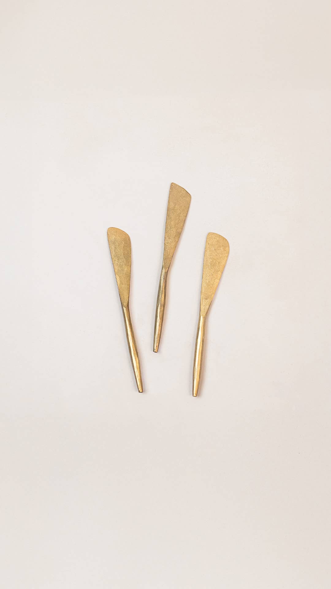 Forge Brass Spreader Knives - Set of 3