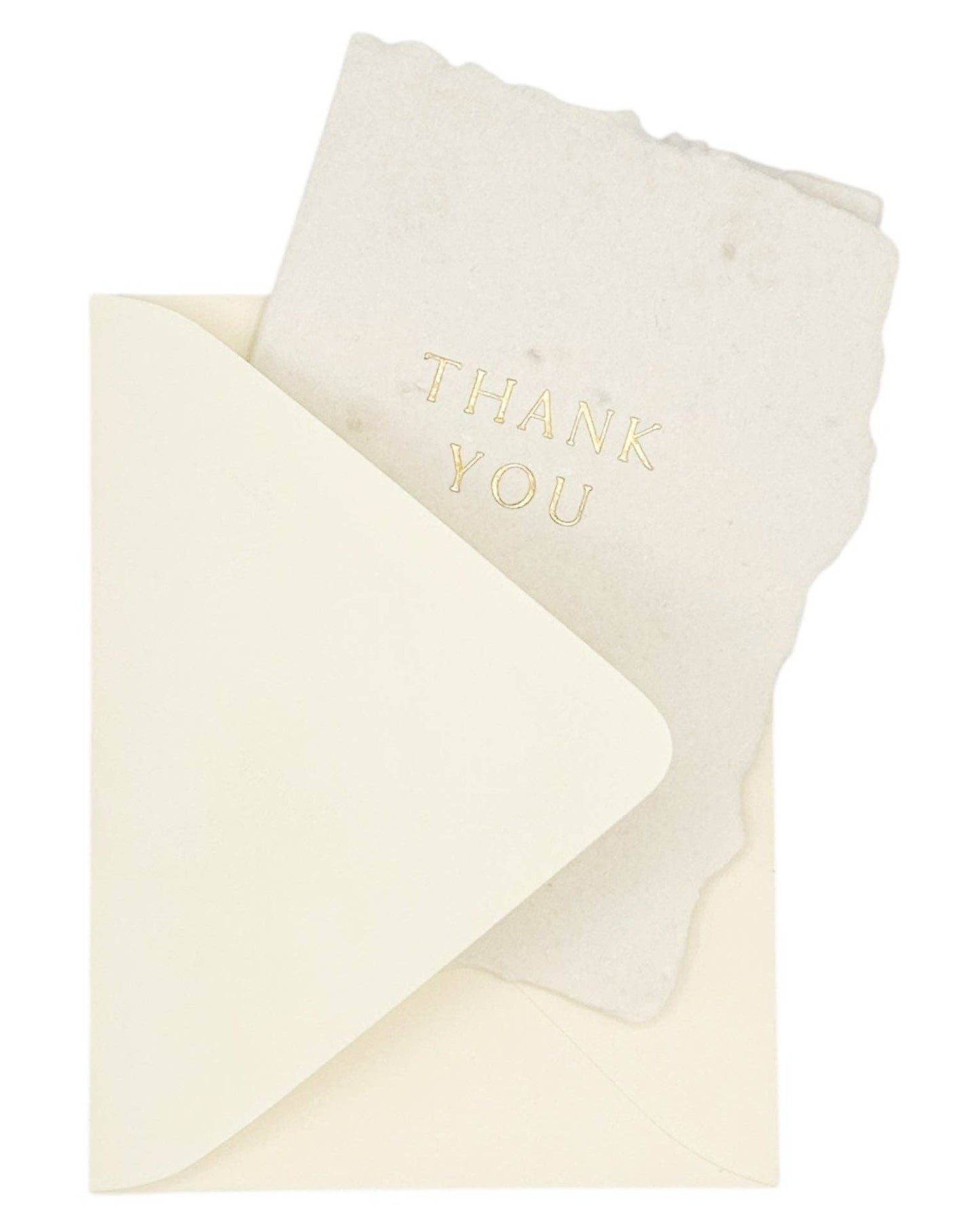 Thank you in gold card