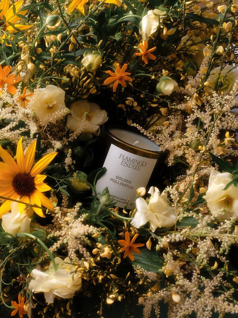 Flamingo Estate Golden Pollinator Candle - image 3