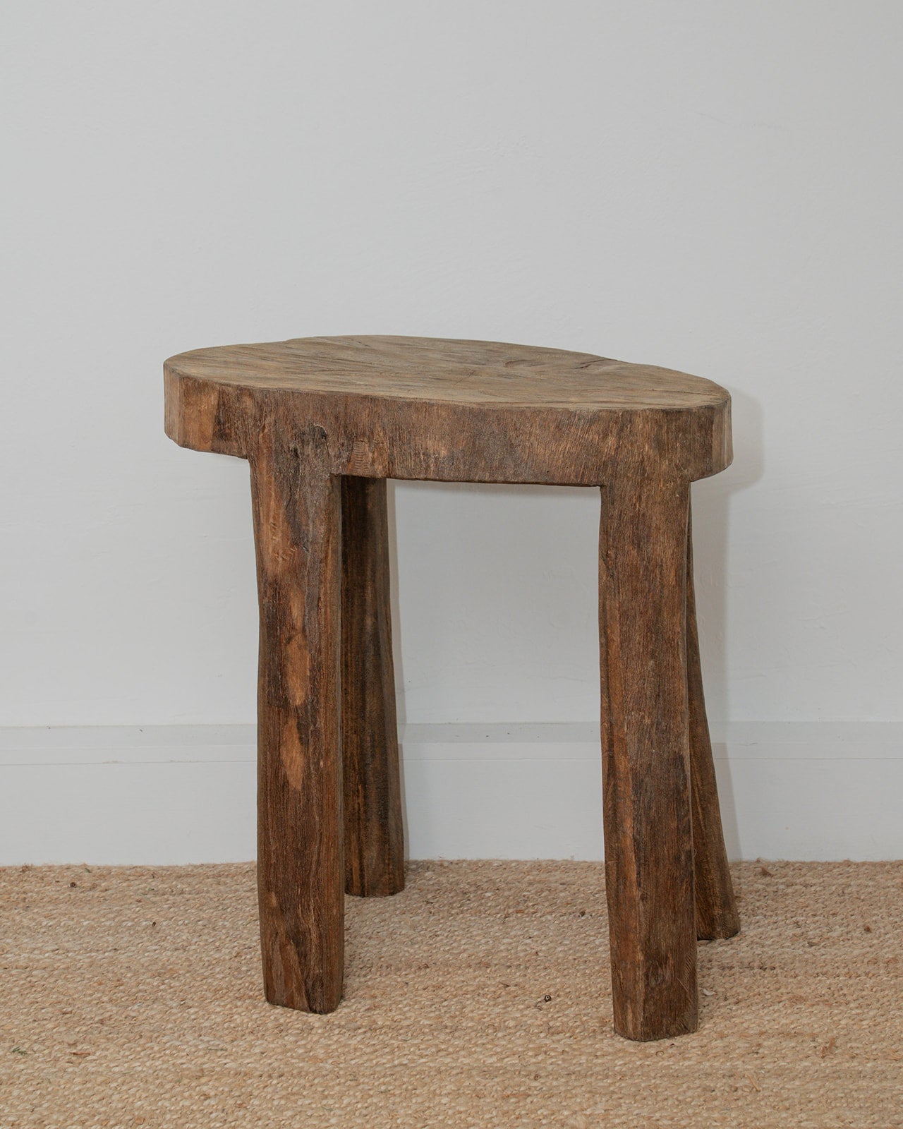 Naga Wood Round Side Table