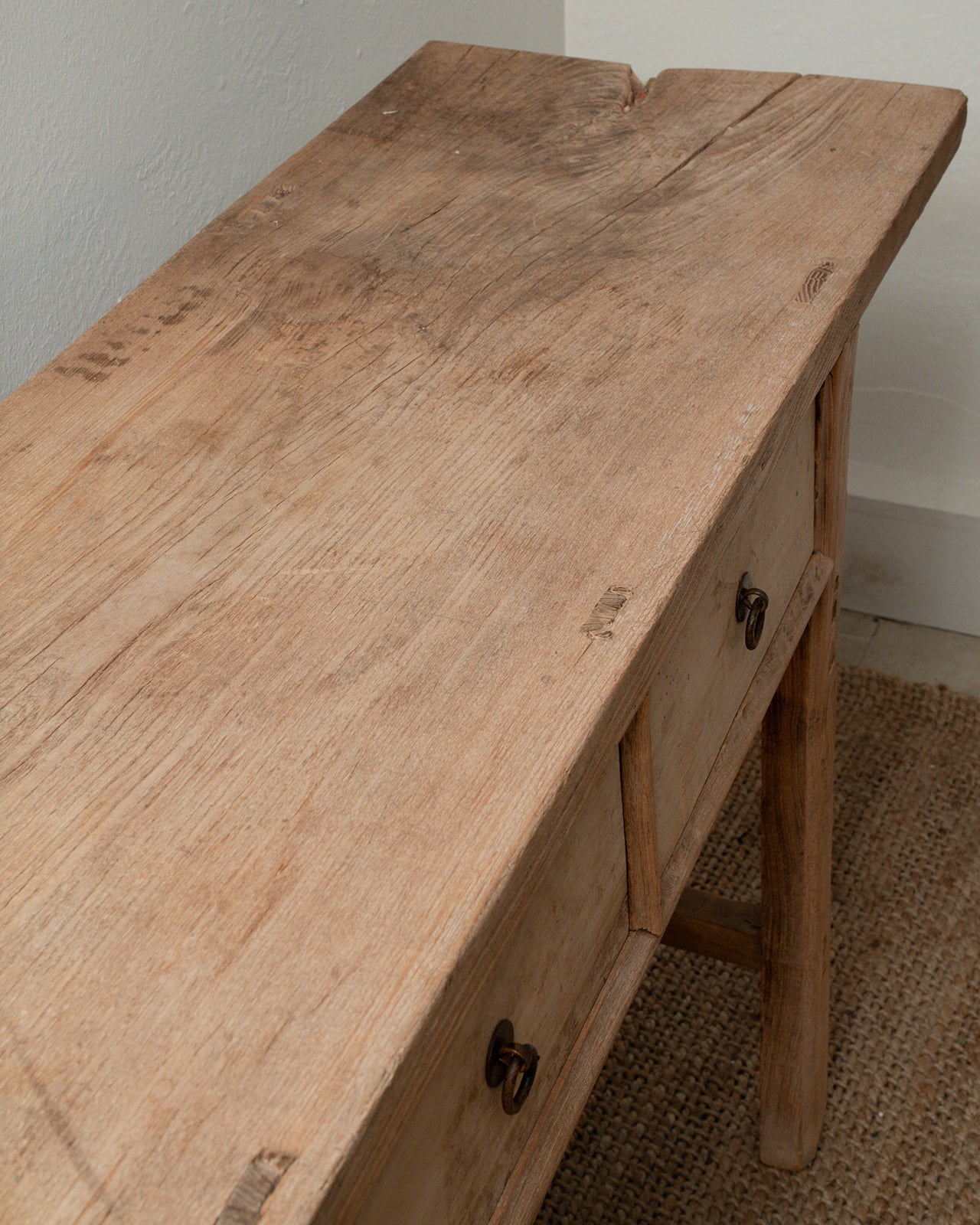Antique Console Table w/ 3 drawers