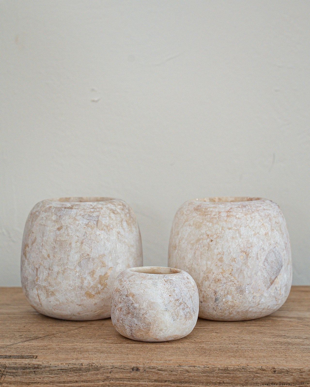 Alabaster Candle Holder