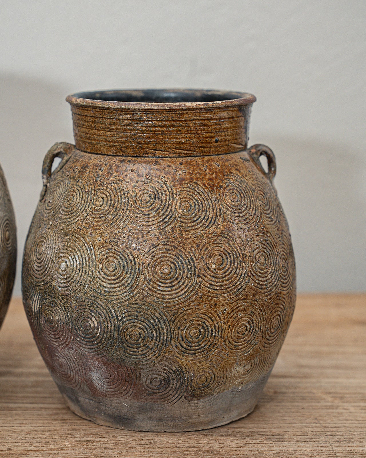 Glazed Floral Vessel