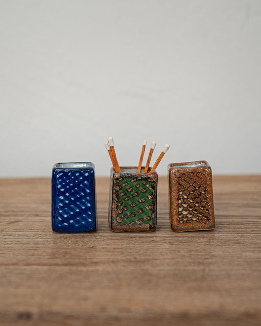 Ceramic Hand Painted Matchbox