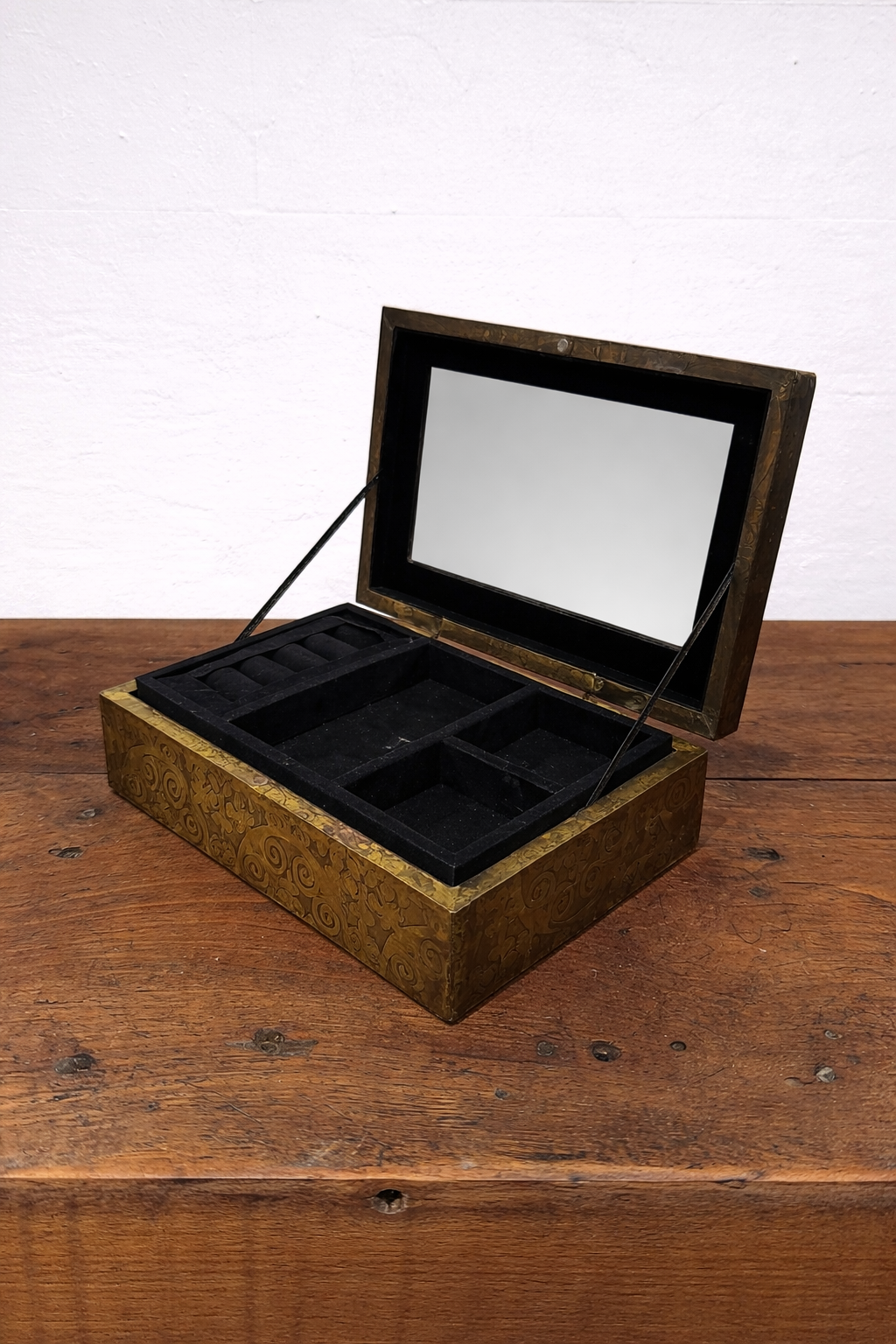 Gold Inlay Jewelry Box